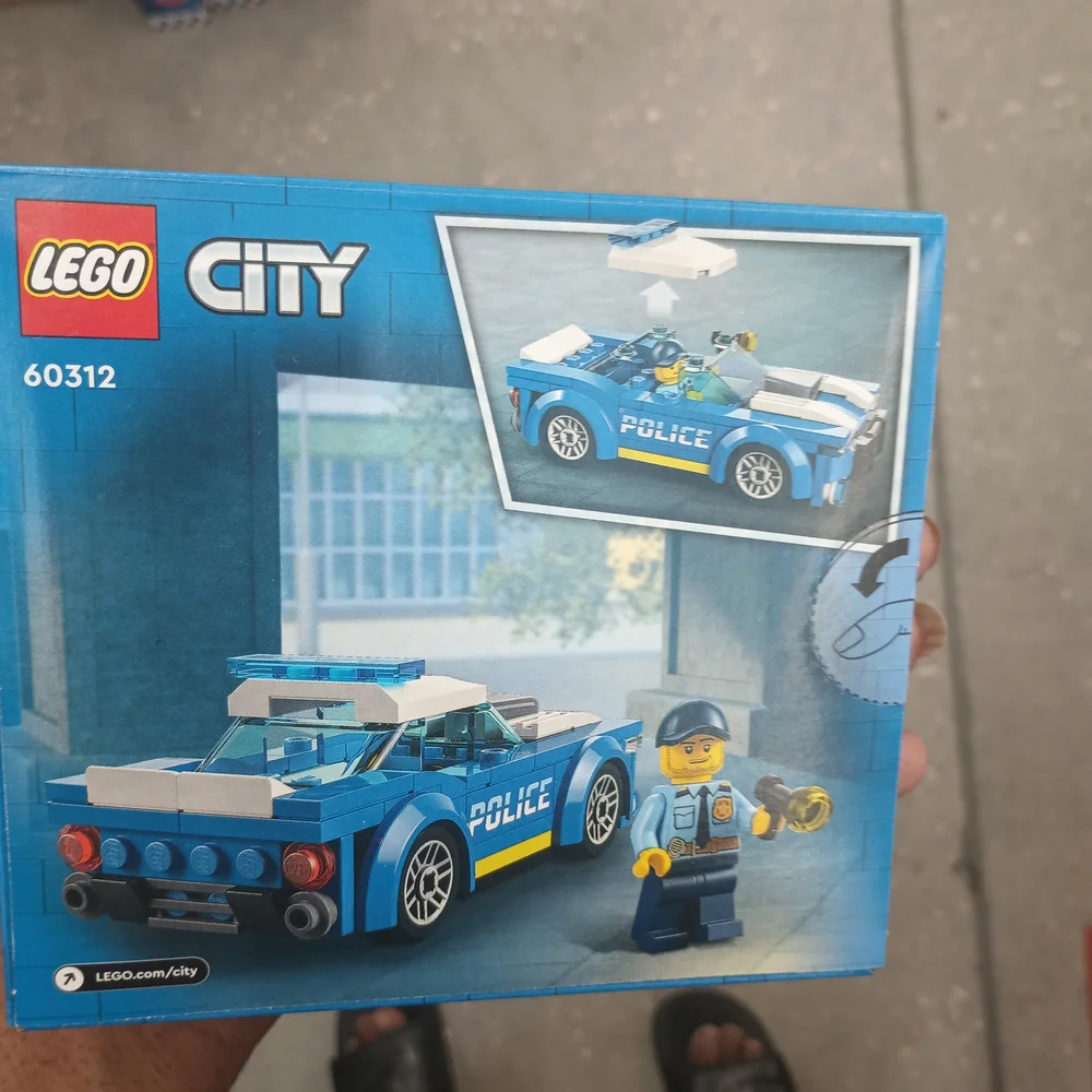 LEGO City Blue and White Police Car Set